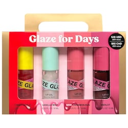 INNBEAUTY PROJECT Glaze For Days 4-Piece Lip Oil Set