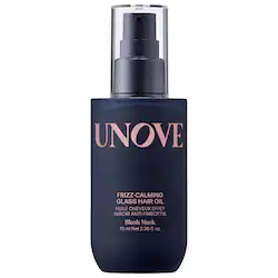 UNOVE Frizz-Calming Glass Hair Oil with Heat Protectant