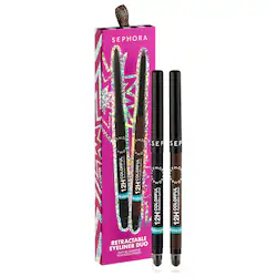 SEPHORA COLLECTION 12H Colorful Waterproof Retractable Eyeliner Duo Set