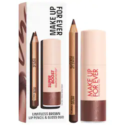 MAKE UP FOR EVER Mini Artist Color Pencil Lip Liner & Full Size Super Boost Lip Gloss Kit - Image 2