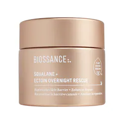 Biossance Ectoin Overnight Rescue Deep Repair Night Moisturizer + Squalane Cream