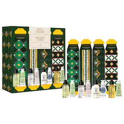 L'Occitane Festive Crackers- Travel Size Cleanse & Moisture Gift Set