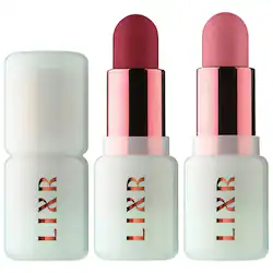 LIXR Beauty Lixstick Lip + Cheek Tint Limited Edition Duo