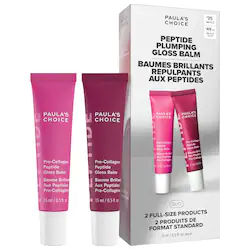 Paula's Choice Peptide Plumping Gloss Balm Duo Gift Set for Hydrated, Fuller Lips