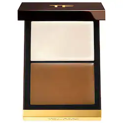 TOM FORD Shade And Illuminate Cream Contour Duo for Buildable, Radiant Finish Brush - Image 3