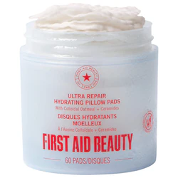 First Aid Beauty Ultra Repair Hydrating Pillow Pads with Colloidal Oatmeal and Ceramides Scrub
