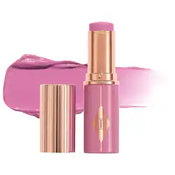 Charlotte Tilbury Unreal Lip + Cheek Glow Blush Stick with Hyaluronic Acid - Image 5