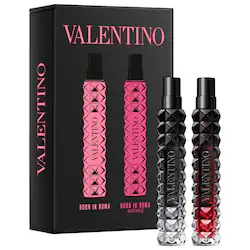 Valentino Born in Roma Uomo Cologne Travel Spray Duo Gift Set Fragrance