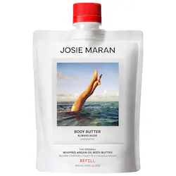JOSIE MARAN Whipped Argan Oil Refillable Firming Body Butter Jar – Always Nude (Unscented) Lotion - Image 3
