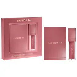PATRICK TA Patrick's Glow and Gloss Set: Major Headlines Blush Duo and Lip Gloss Makeup Gift Set - Image 2