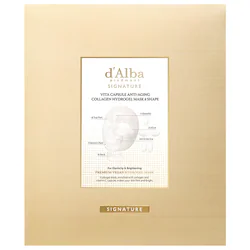 d'Alba Signature Vita Capsule Anti-Aging Collagen Hydrogel Mask 8 shape