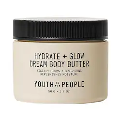 Youth To The People Mini Superberry Firm + Glow Dream Body Butter with Niacinamide, Hyaluronic Acid + Antioxidants Lotion