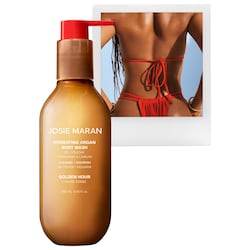 JOSIE MARAN Hydrating + Cleansing Argan Refillable Body Wash – Golden Hour Oil