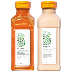 Briogeo Superfoods Mango + Cherry Balancing Shampoo + Conditioner Duo for Oil Control