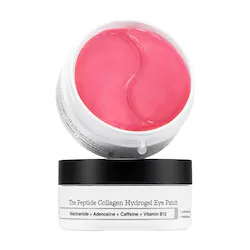 COSRX Peptide Collagen Hydrogel Eye Patches with 4-Peptide Complex + Caffeine for Puffy-Looking Under Eyes and Visible Firmness-60 Patches Mask
