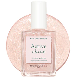 Manucurist Active Shine Opal Nail Polish Strengthener with a Pearlescent Beige effect