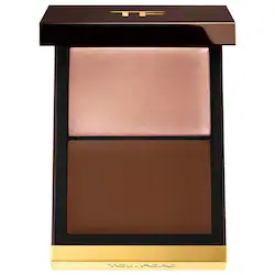 TOM FORD Shade And Illuminate Cream Contour Duo for Buildable, Radiant Finish Brush - Image 2