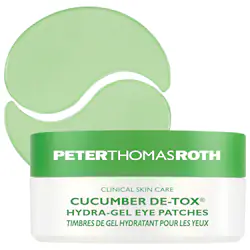 Peter Thomas Roth Cucumber De-Tox Hydra-Gel Eye Mask Patches for Puffiness and Dark Circles