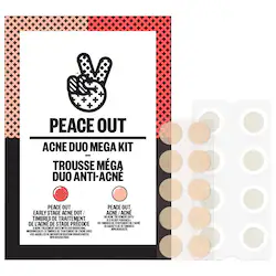 Peace Out Acne Healing Dot Mega Pack With Salicylic Acid Cream