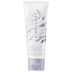 Fenty Beauty by Rihanna Cookies N Clean Whipped Clay Intensive Pore + Blackhead Face Scrub with Volcanic Sand + Charcoal Cleanser