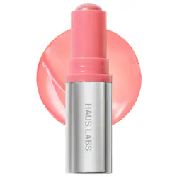 Haus Labs Color Fuse Longwear Hydrating Glassy Lip + Cheek Blush Balm Stick - Image 5