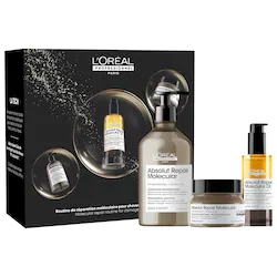 L'Oréal Professionnel Absolut Repair Molecular Shampoo, Mask & Hair Oil Set