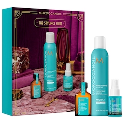 Moroccanoil Perfect Defense Heat Protectant + Mini Moroccanoil Treatment Hair Oil & Leave-In Conditioner Set