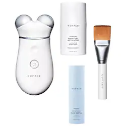 NuFACE Lift & Tighten Facial Microcurrent Device – TRINITY+ Starter Kit Cream