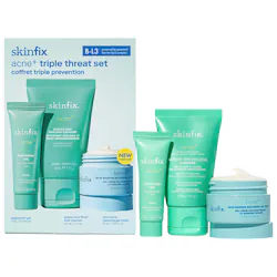 Skinfix acne+ triple threat set with Salicylic Acid (BHA) + Niacinamide Cream