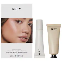 REFY Topaz Collection: Shimmer Lip Gloss & Liquid Highlighter Set