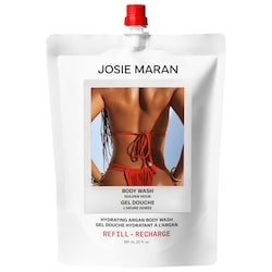 JOSIE MARAN Hydrating + Cleansing Argan Refillable Body Wash – Golden Hour Oil - Image 2
