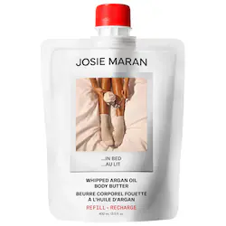 JOSIE MARAN Whipped Argan Oil Refilllable Body Butter Jar – ...In Bed (Whipped Vanilla Milk + Cashmere Musk) Lotion - Image 2