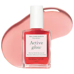 Manucurist Active Glow Raspberry Nourishing Treatment Nail Polish