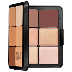MAKE UP FOR EVER HD Skin Cream Contour and Highlight Sculpting Palette Brush