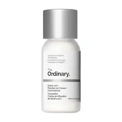 The Ordinary Sulfur 10% Powder-to-Cream Concentrate Acne Spot Treatment Cleanser