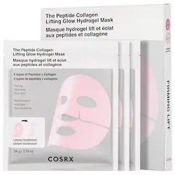 COSRX The Peptide Collagen Glow Hydrogel Mask for Visible Firmness and Plump-Looking Skin-3 Masks