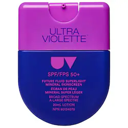 Ultra Violette Future Fluid SPF 50+ Superlight Mineral Fragrance Free Facial Sunscreen Serum - Image 2