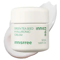 innisfree Green Tea Hyaluronic Acid Korean Hydrating Moisturizer for Skin Barrier Repair Cream