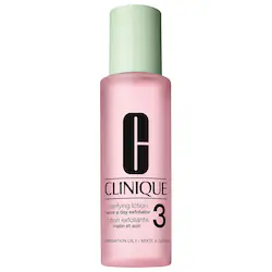 CLINIQUE Clarifying Face Lotion 3 Toner for Gentle Exfoliation of Combination Oily Skin