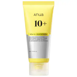 Anua Vita 10 Glutathione Brightening Sleeping Cream