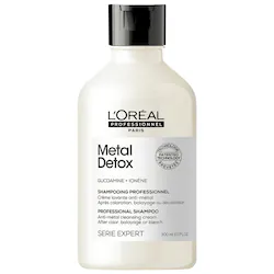 L'Oréal Professionnel Metal Detox Sulfate Free Repair Shampoo for Dry, Damaged Hair