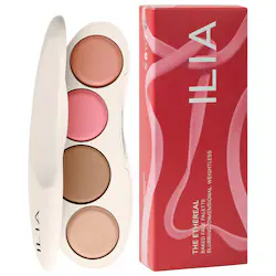 ILIA Long-Wear Bronzer, Highlighter & Blush – The Ethereal Baked Face Palette