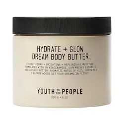 Youth To The People Superberry Firm + Glow Dream Body Butter with Niacinamide, Hyaluronic Acid + Antioxidants Lotion