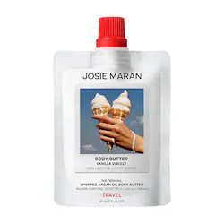 JOSIE MARAN Whipped Argan Oil Refillable Firming Body Butter – Mini Vanilla Vibezzz Lotion