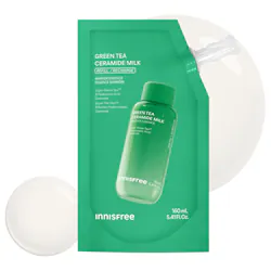 innisfree Green Tea Ceramide Refillable Korean Milk Toner for Hydration & Barrier Repair - Image 3