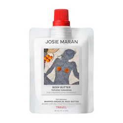 JOSIE MARAN Whipped Argan Oil Refillable Firming Body Butter – Mini Topless Tangerine Lotion