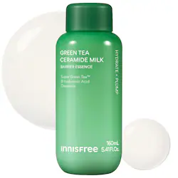innisfree Green Tea Ceramide Refillable Korean Milk Toner for Hydration & Barrier Repair