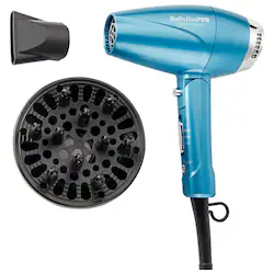BaBylissPRO Compact Folding Ionic and Nano Titanium Hairdryer with Diffuser