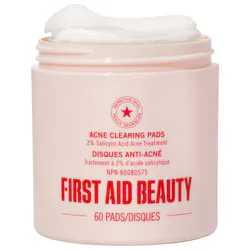 First Aid Beauty 2% Salicylic Acid Acne Treatment – Acne Clearing Pads Cream