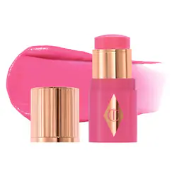 Charlotte Tilbury Mini Unreal Lip + Cheek Glow Blush Stick with Hyaluronic Acid - Image 4